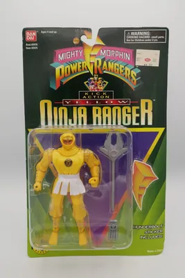 Kick Action Yellow Ninja  Ranger
