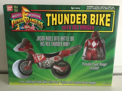 Thunder Bike with Red Power Ranger