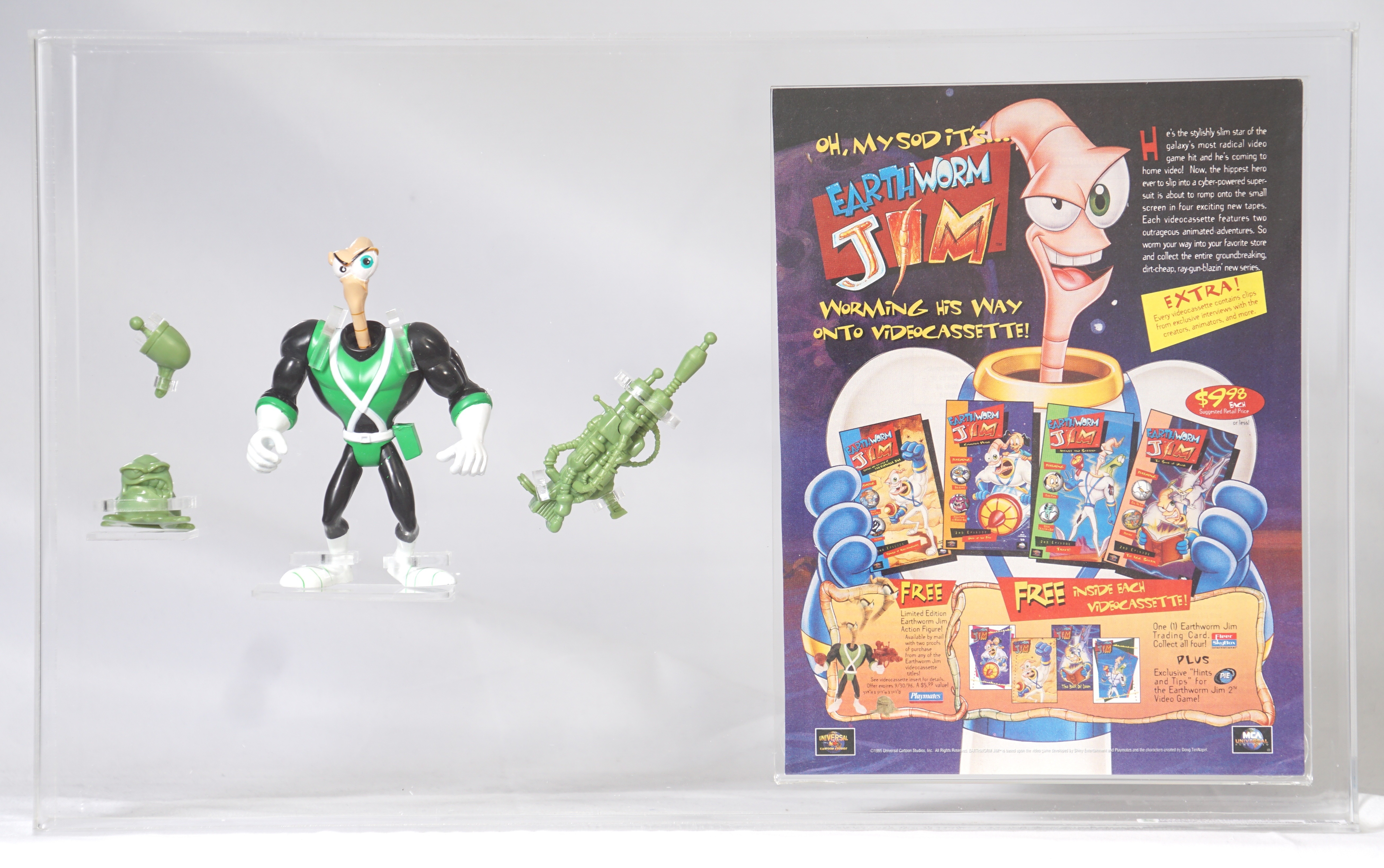 Earthworm Jim with Detachable Worm Head