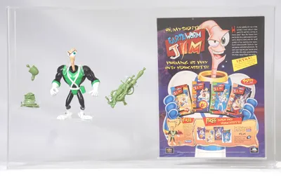 Earthworm Jim with Detachable Worm Head