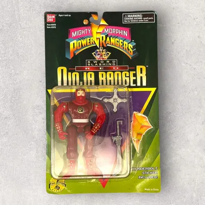Sword Slashing Red Ninja  Ranger
