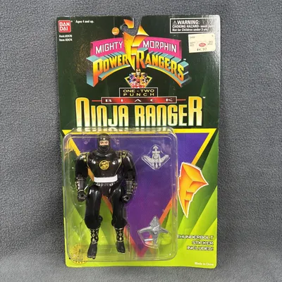 One-Two Punch Black Ninja  Ranger