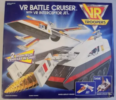 VR Battle Cruiser with VR Interceptor Jet