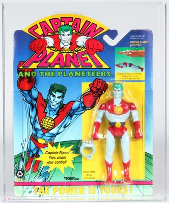 Flying Captain Planet