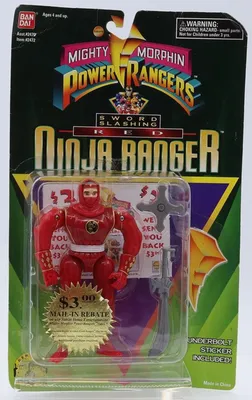 Sword Slashing Red Ninja  Ranger (Mail-in Rebate)