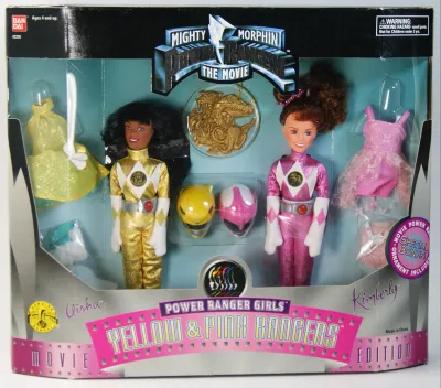 Power Ranger Girls Yellow  & Pink Rangers (Movie Edition)