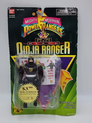 One-Two Punch Black Ninja  Ranger (Mail-In Rebate)