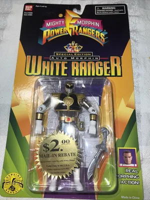 Special Edition Metallic Auto Morphin White Ranger (Mail-in Rebate)