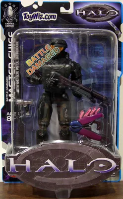 Battle Damaged Black Master Chief