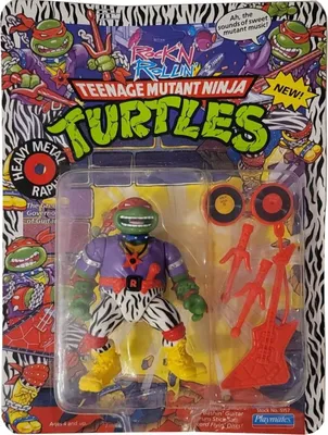Rock'N Rollin' Turtles Heavy Metal Raph (Black Dot On Star)
