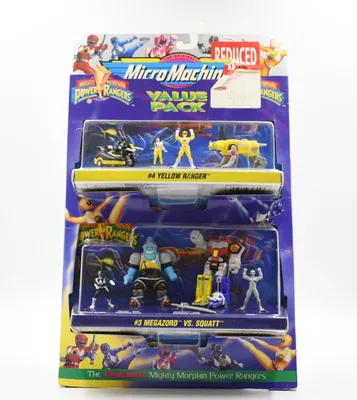 Value Pack - #3 Megazord vs. Squatt & #4 Yellow Ranger
