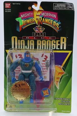 Disc Firing Blue Ninja Ranger (Mail-in Rebate)