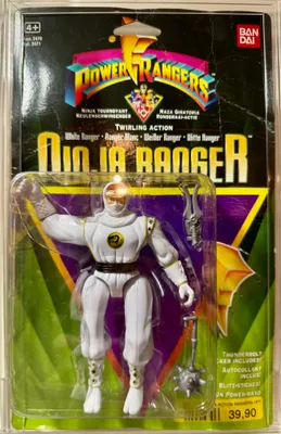 Twirling Action White Ninja  Ranger (European release)