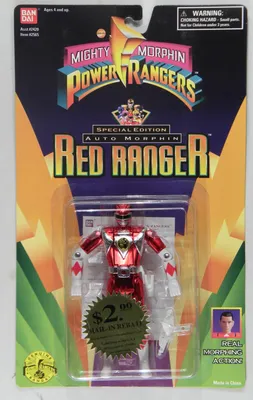 Special Edition Metallic Auto Morphin Red Ranger (Mail-in Rebate)