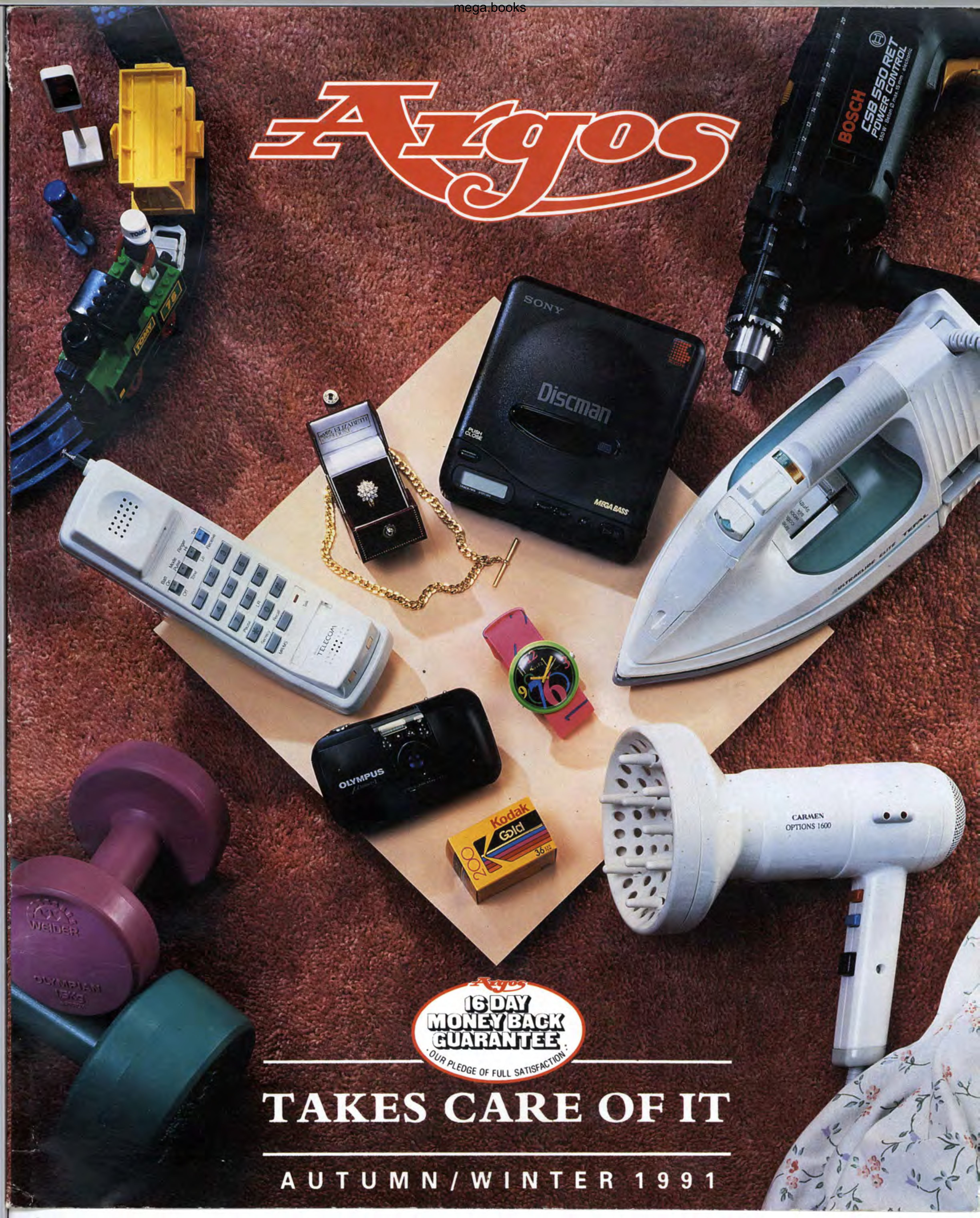 Argos Autumn/Winter 1991/92 (Toys) front cover