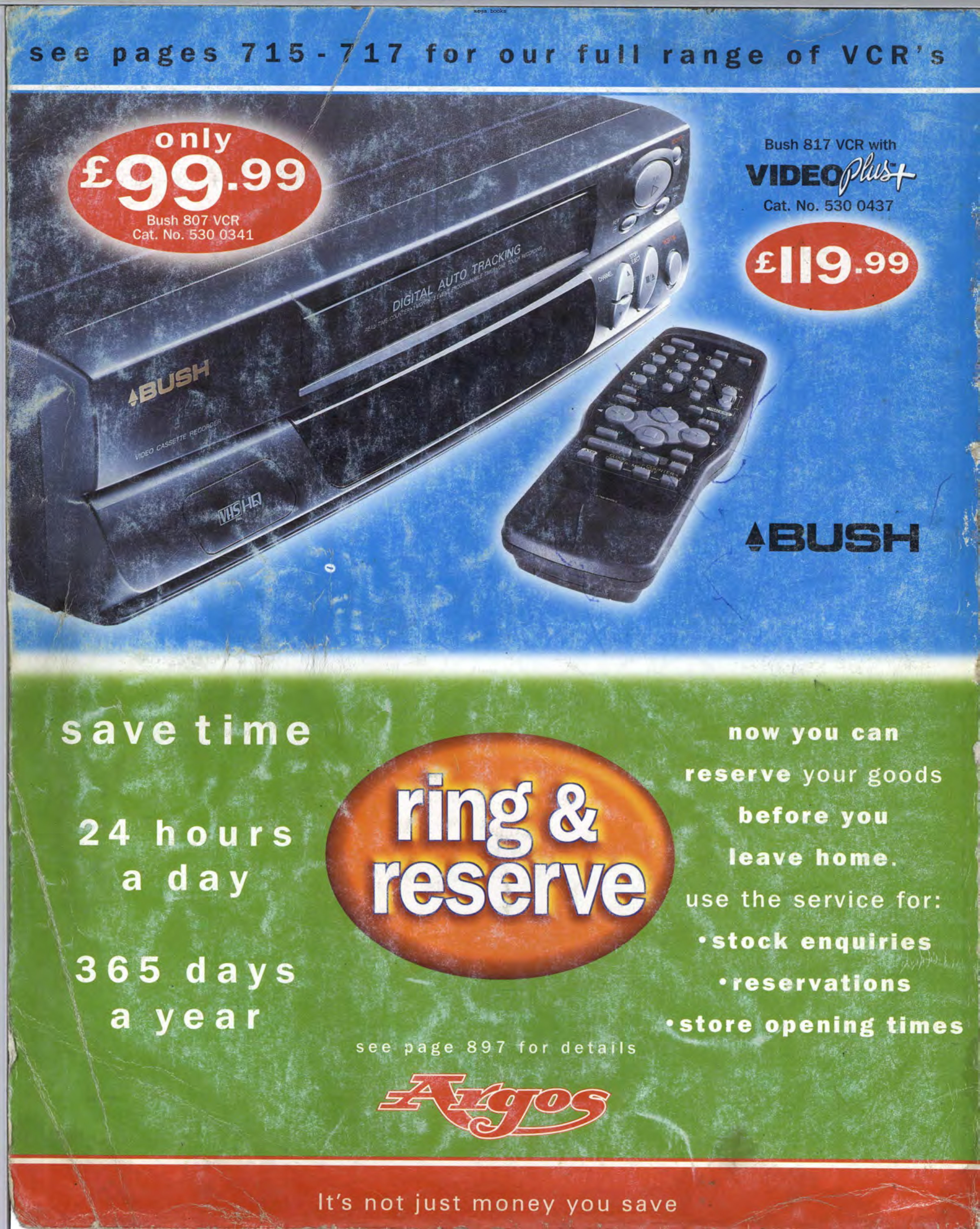 Argos Autumn/Winter 1998/99 (Toys) back cover