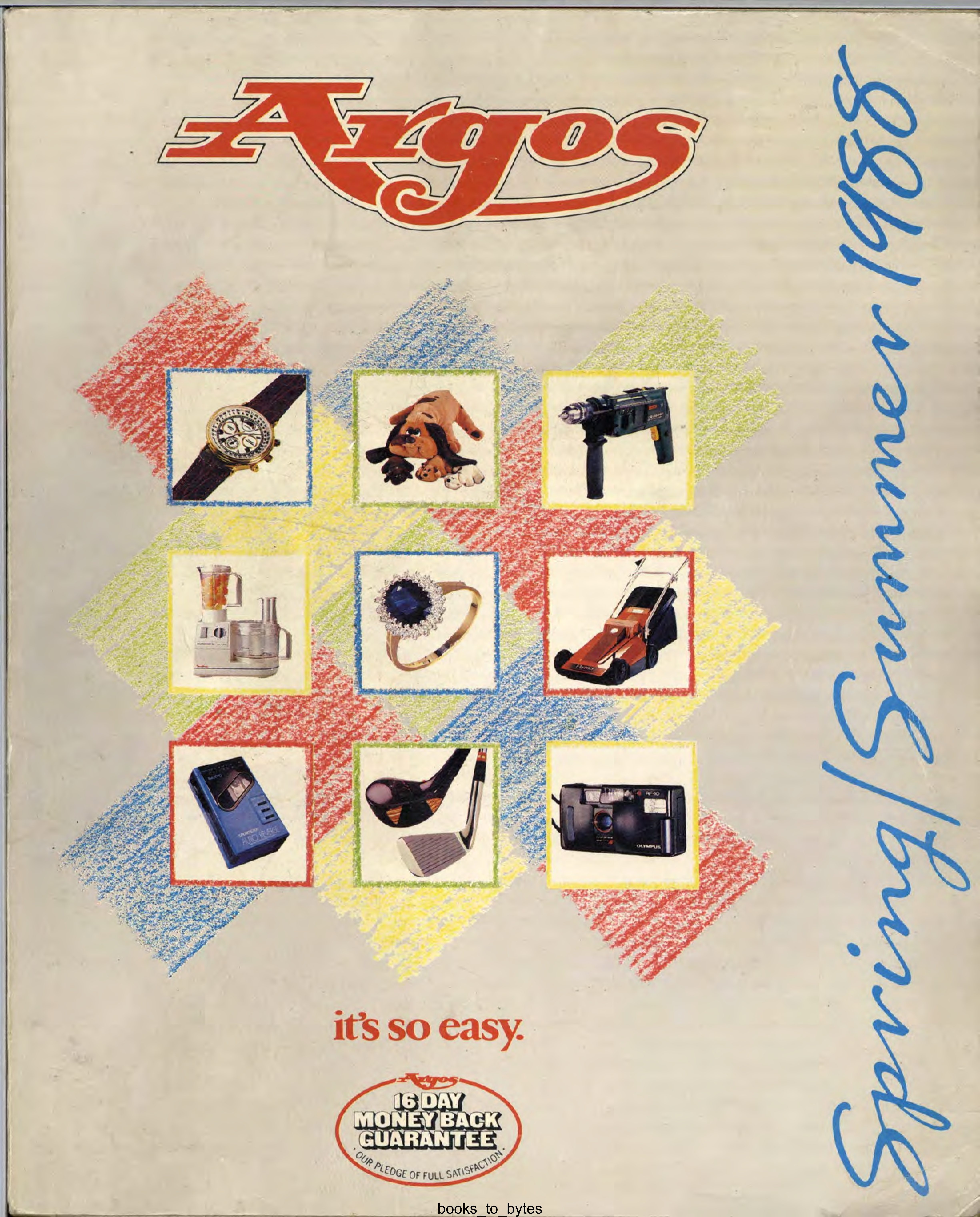 Argos Spring/Summer 1988 (Toys) front cover