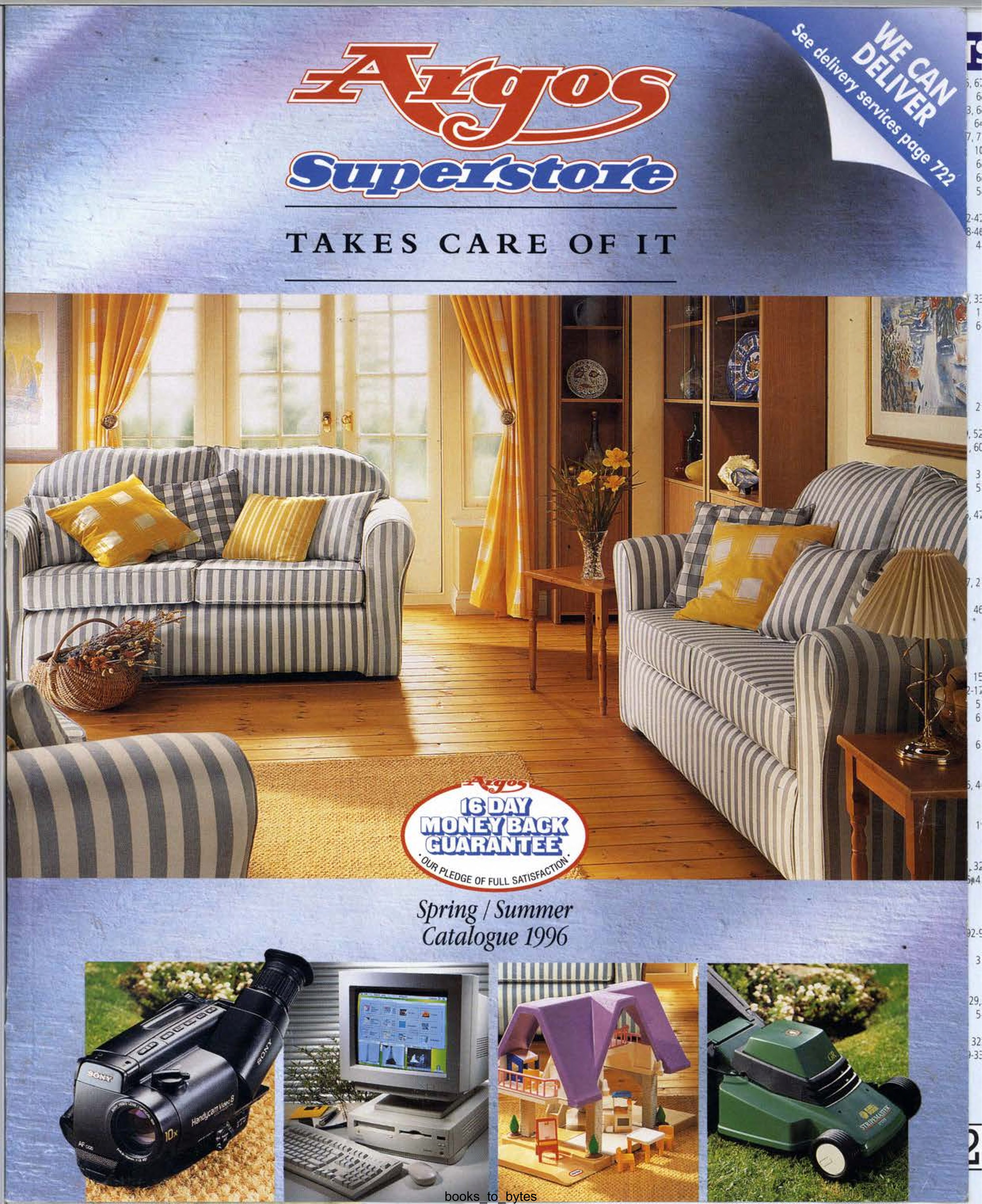 Argos Spring/Summer 1996 (Toys) front cover
