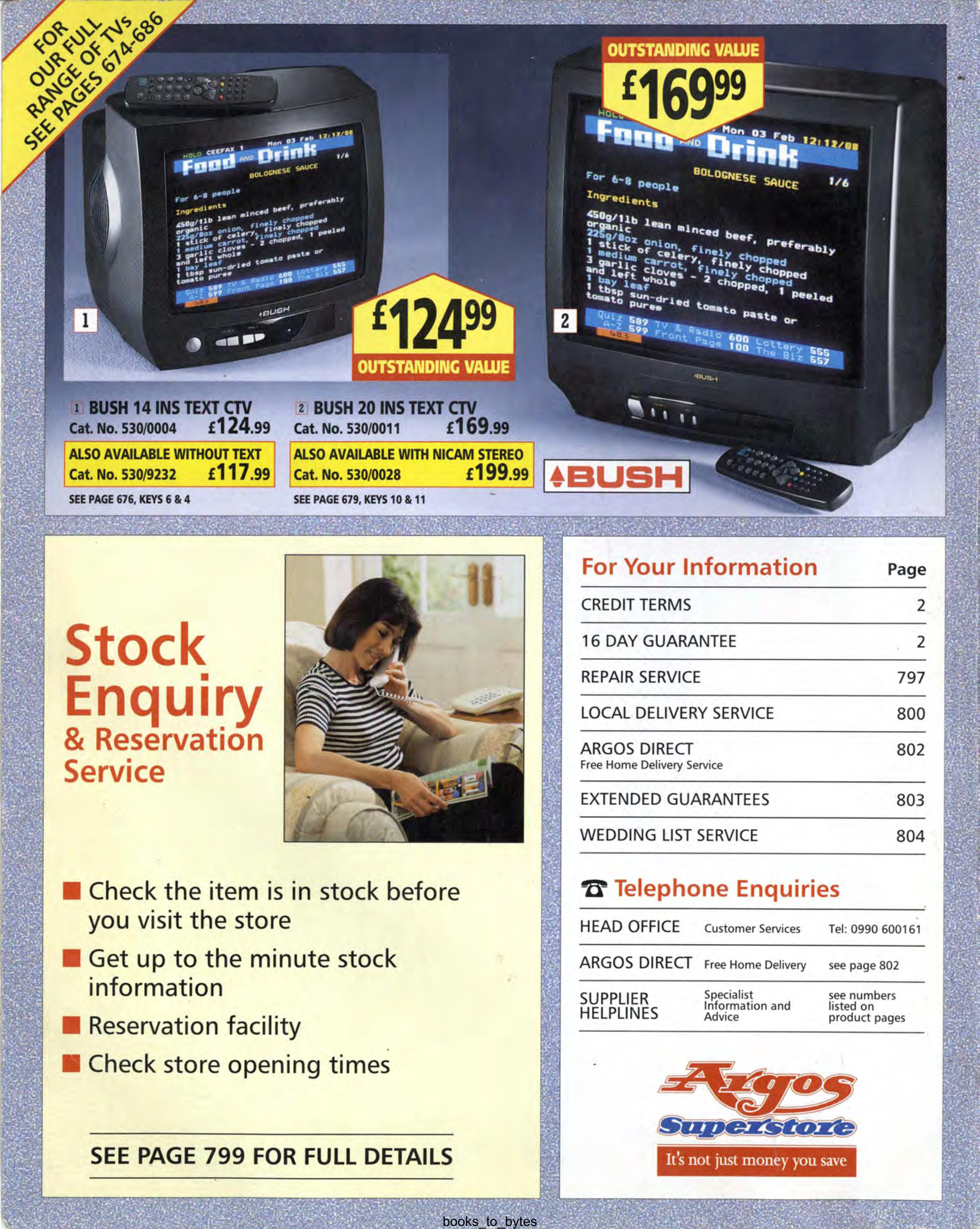 Argos Spring/Summer 1998 (Toys) back cover